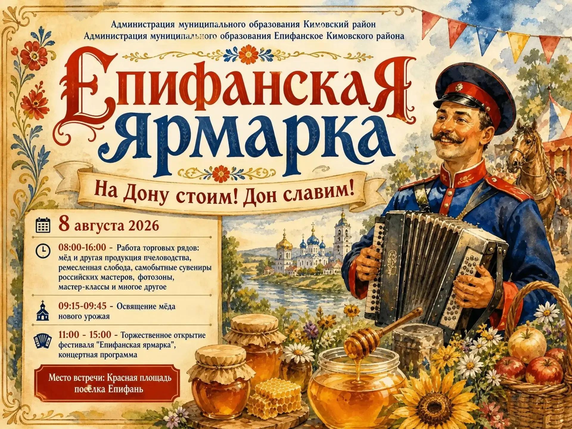 Епифанская ярмарка «НА ДОНУ СТОИМ - ДОН СЛАВИМ» Епифанская ярмарка «НА ДОНУ СТОИМ - ДОН СЛАВИМ».