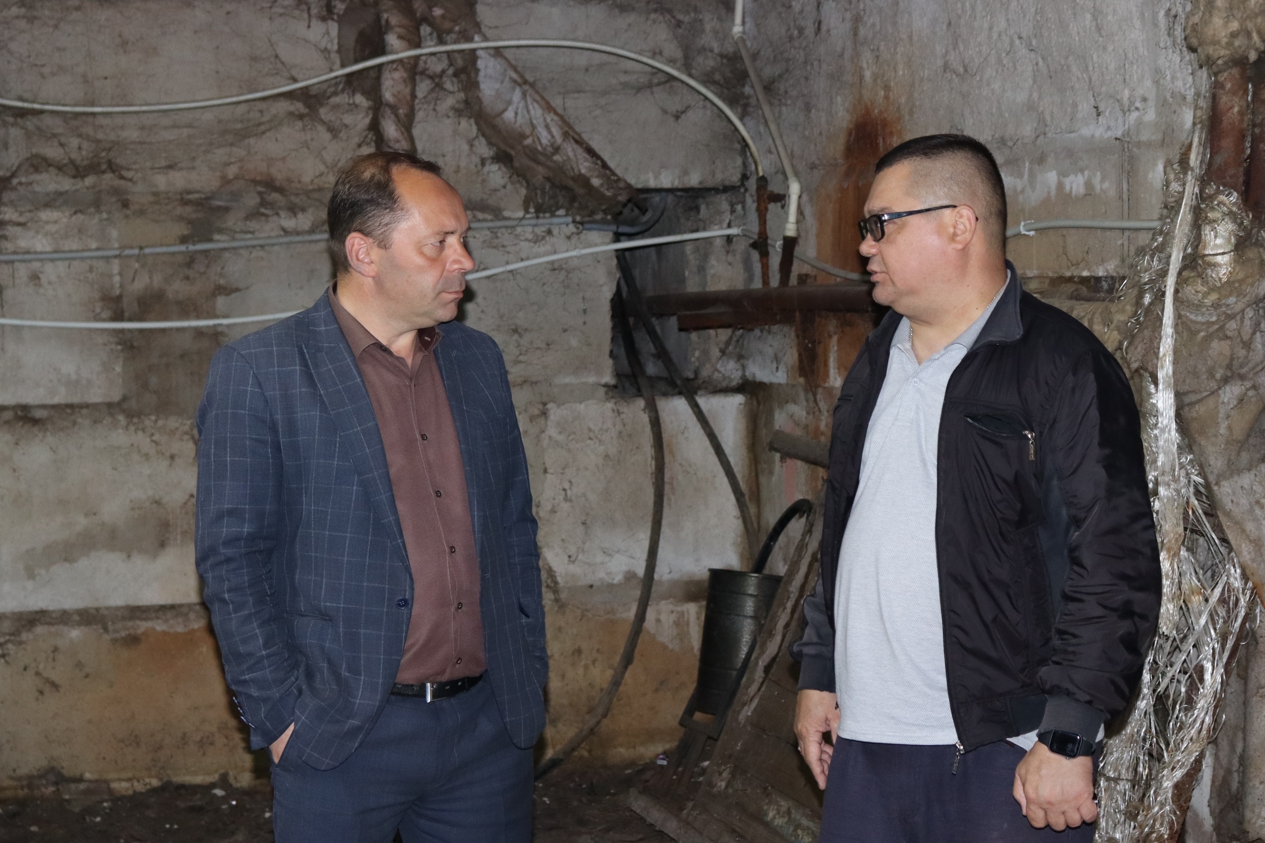 По программе «Наш район» завершён ремонт подвальных помещений.