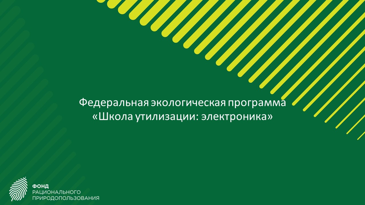 Информация о реализации экологической благотворительной программы «Школа утилизации: электроника».