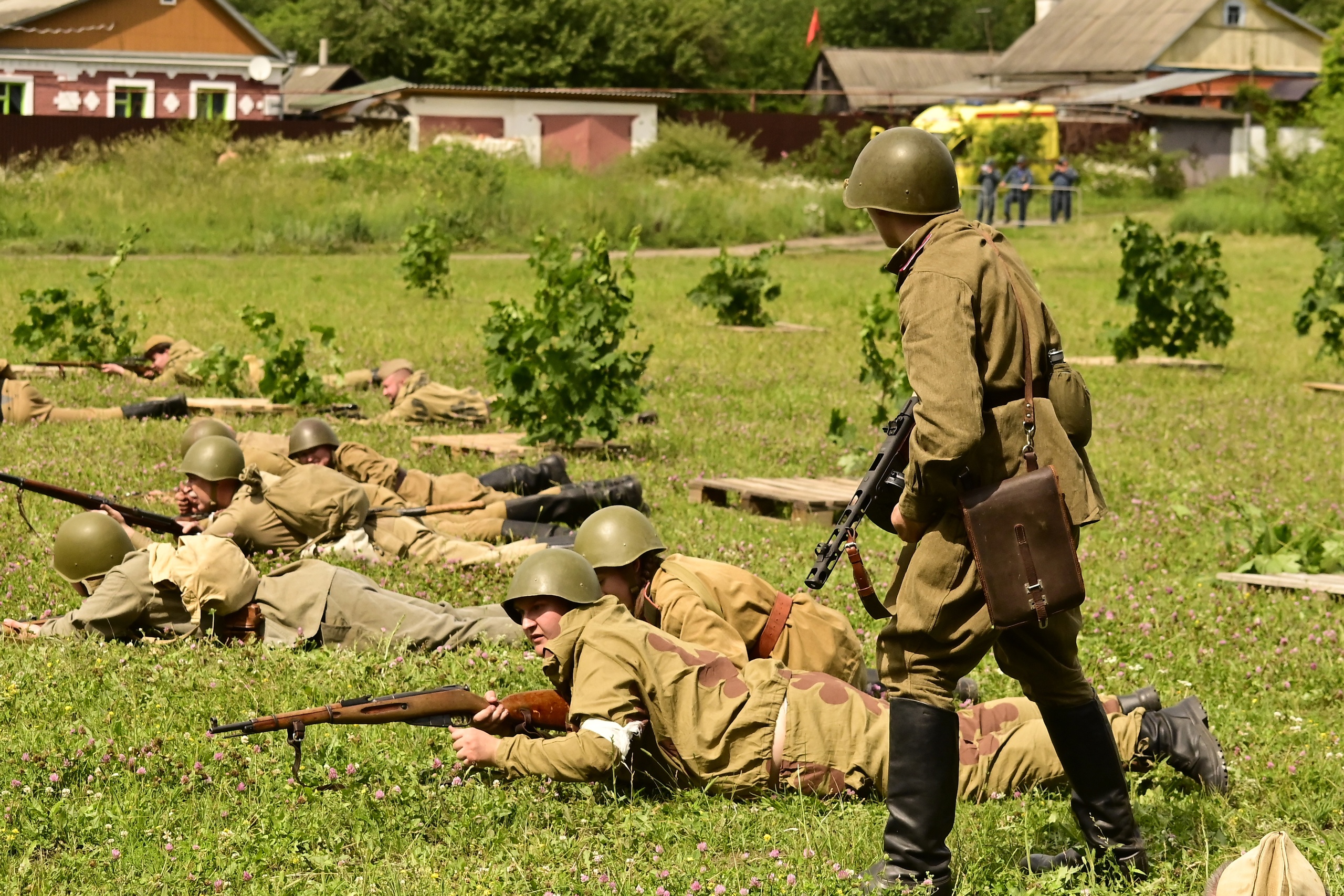 Военно-историческая реконструкция &quot;ПОДВИГ ГЕРОЯ&quot;.