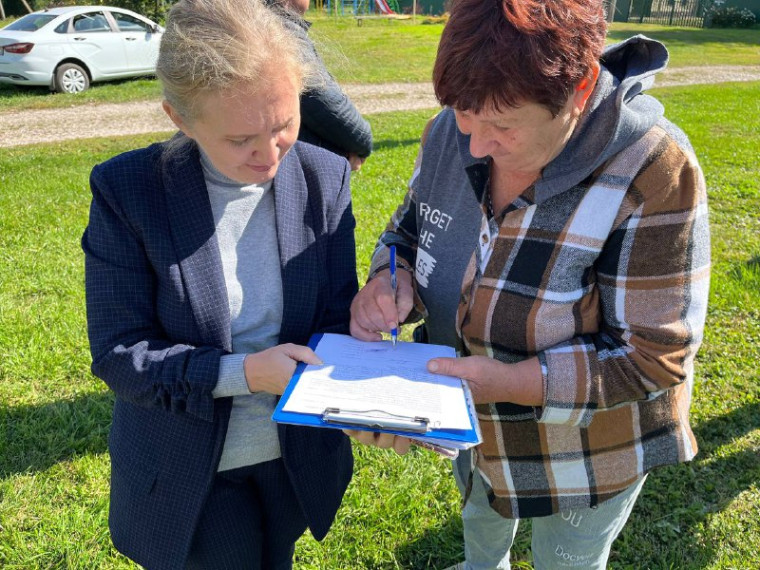 Состоялась приемка зоны для досуга и отдыха в д.Машково Кимовского района.